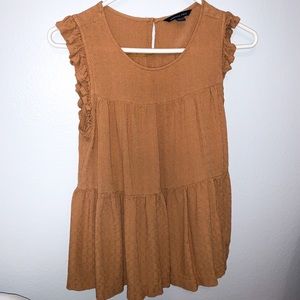 American eagle burnt orange blouse